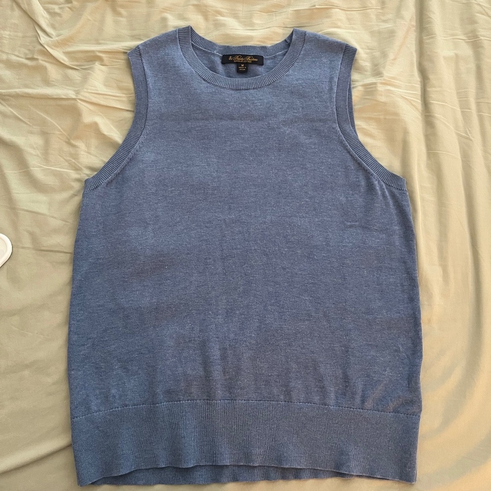 Brooks Brothers sleeveless shell
